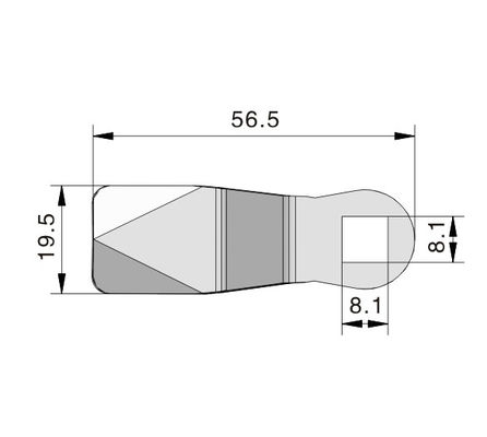 Die Cast Cabinet Cylindrical Door Lock Zinc Alloy With Dust Protect Cover