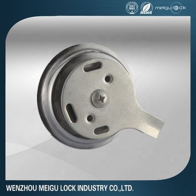Circular Turning Truck Box Lock Swing Silver Garage Door Handle Lock